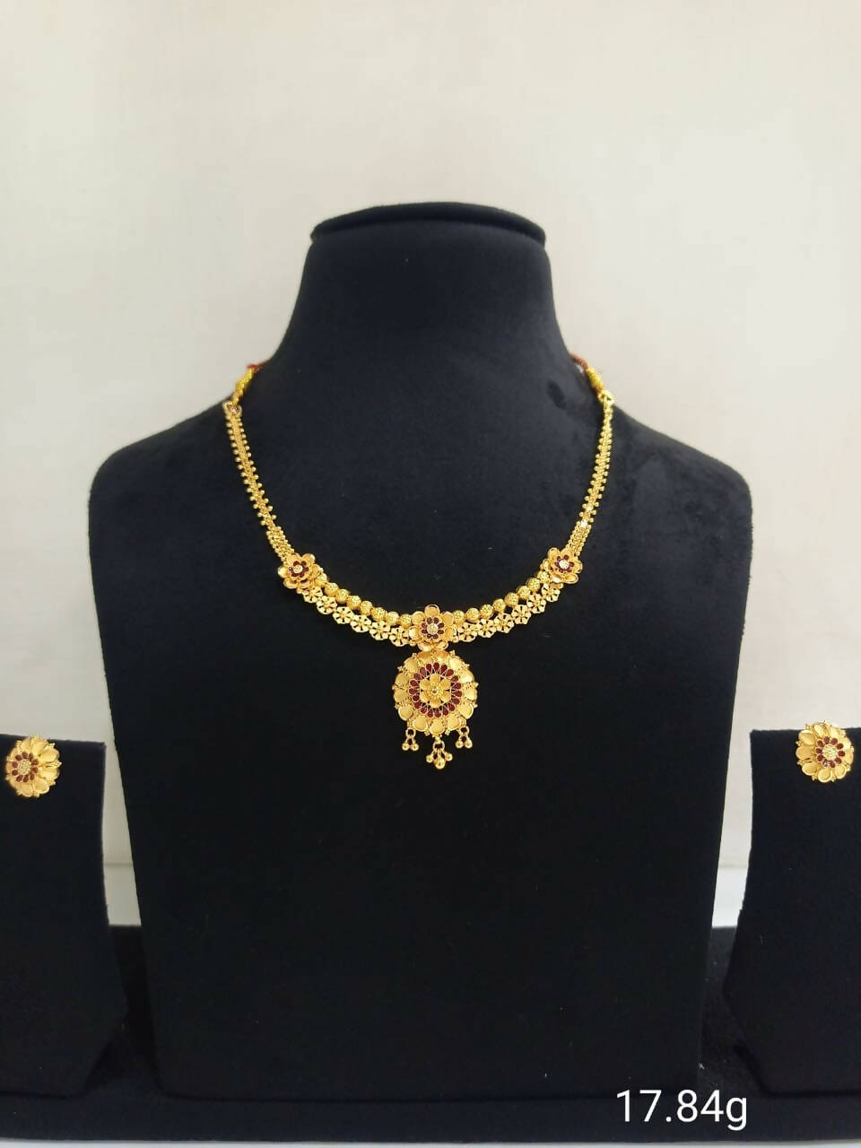 Gold Necklace Sarafa Bazar India