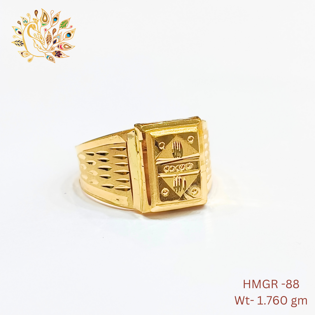 HMGR-88 - Handmade Gents Ring Sarafa Bazar India