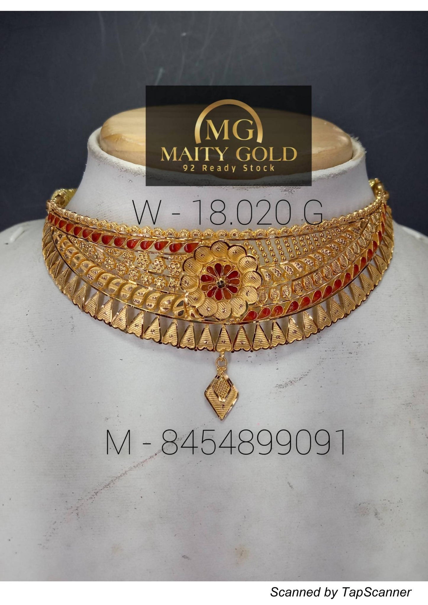 Gold Choker Sarafa Bazar India