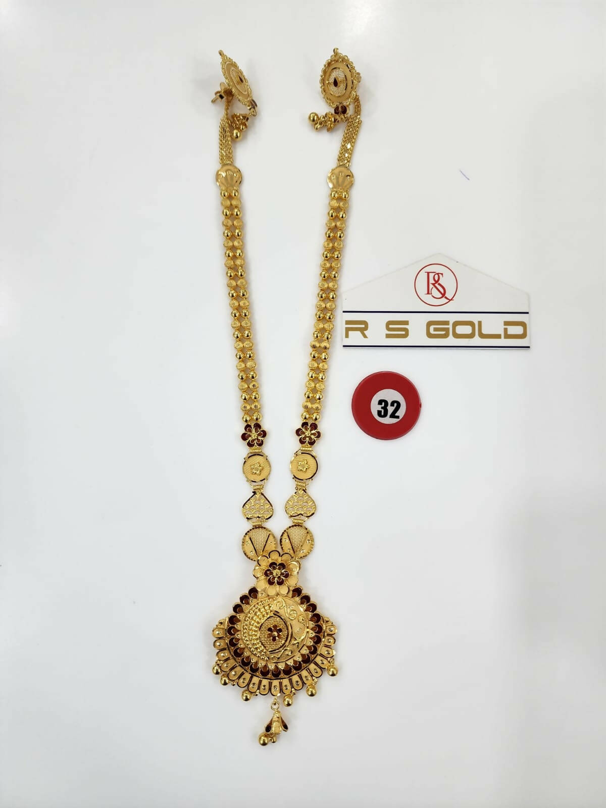 Gold Long Set Sarafa Bazar India