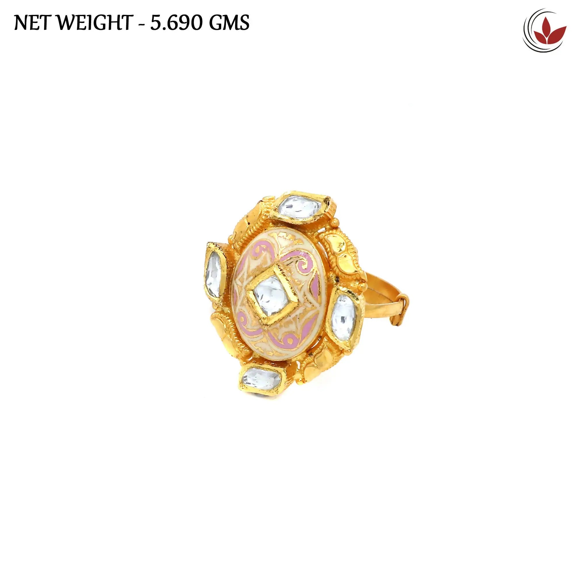 Kundan Ladies Ring Sarafa Bazar India