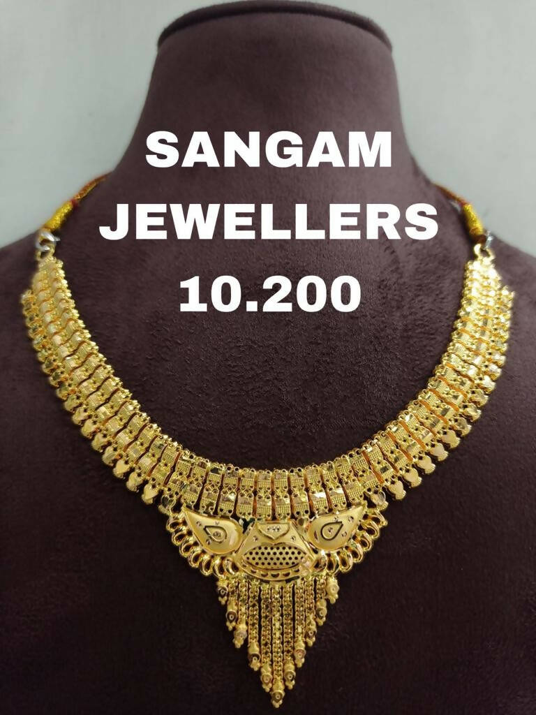 Gold Necklace Sarafa Bazar India