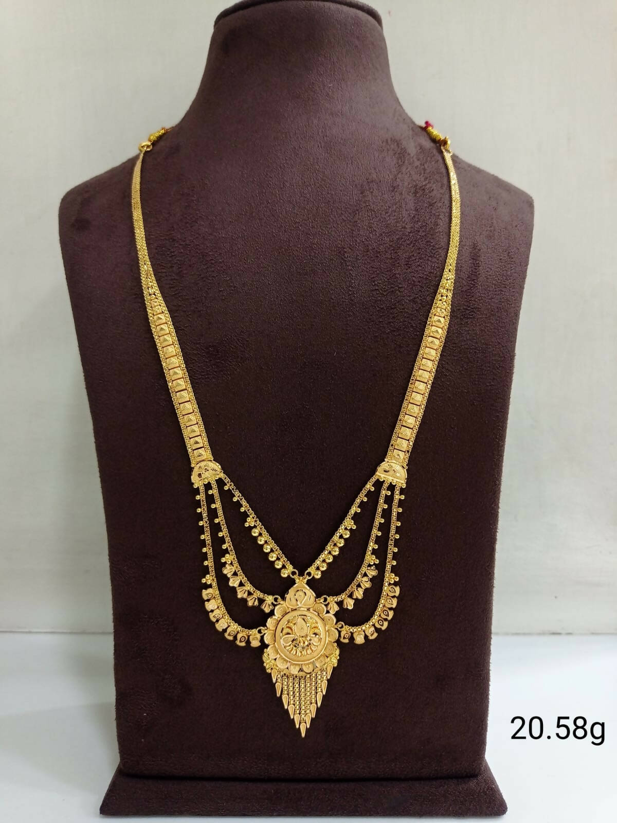 Gold Long Set Sarafa Bazar India