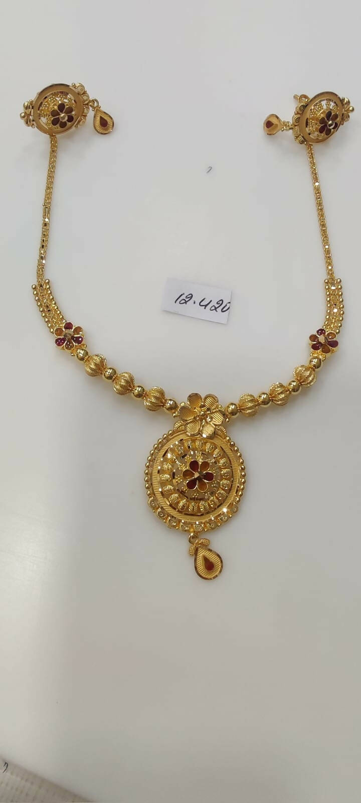 Gold Necklace Sarafa Bazar India