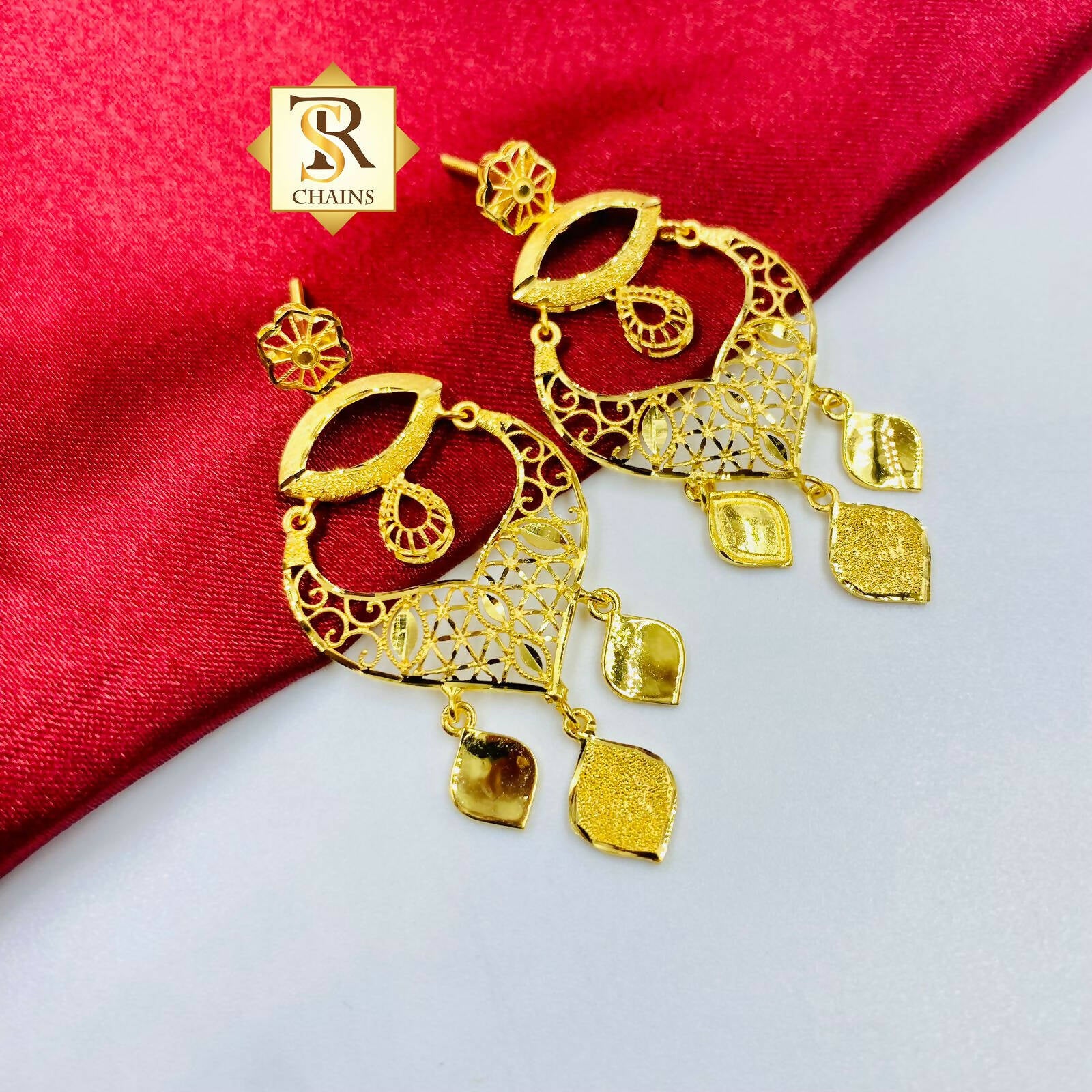 Mahavir Forming Gold Plated Dangler Earrings - MP 172 BALI