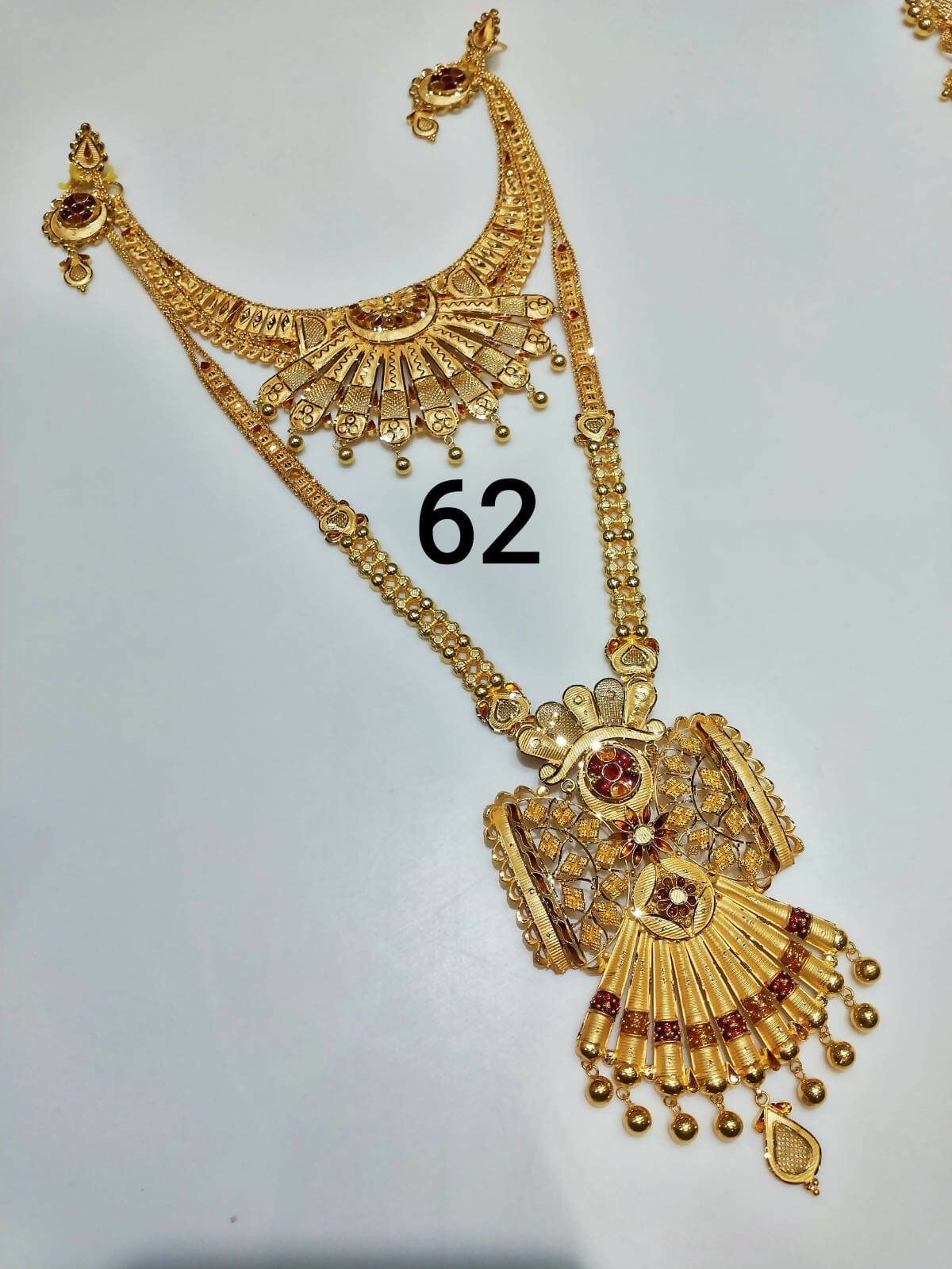 Gold Necklace & Long Set Sarafa Bazar India