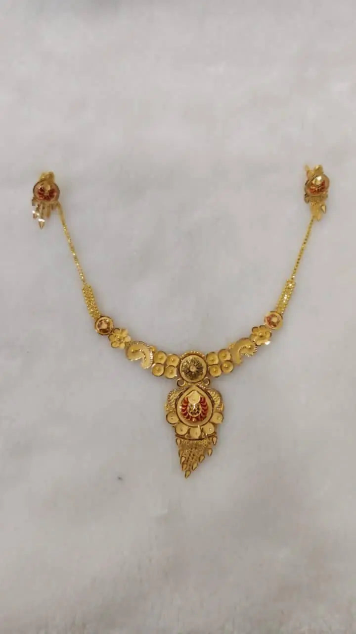 Gold Necklace Sarafa Bazar India