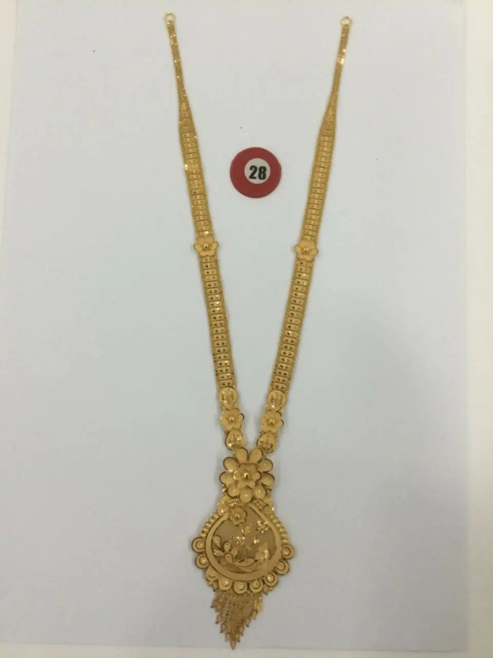 Gold Long Set Sarafa Bazar India