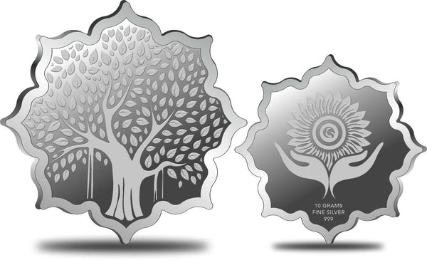 Octagon Shape Silver Coin – HM Sarafa Bazar India Pvt Ltd