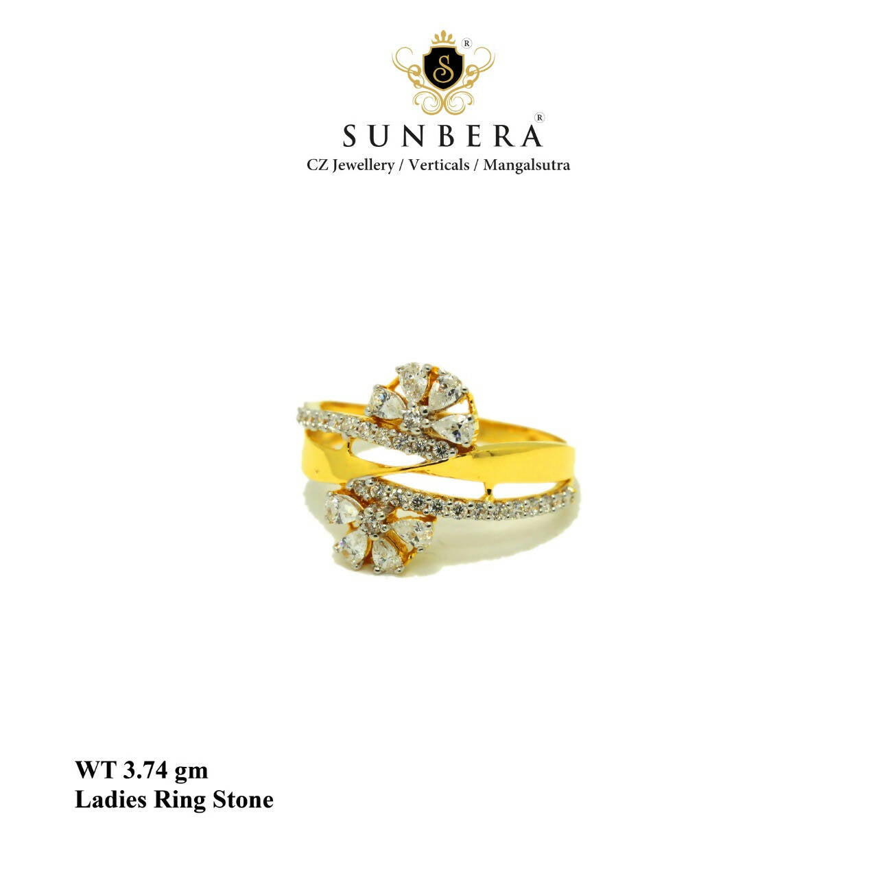 Ladies Stone Ring Sarafa Bazar India