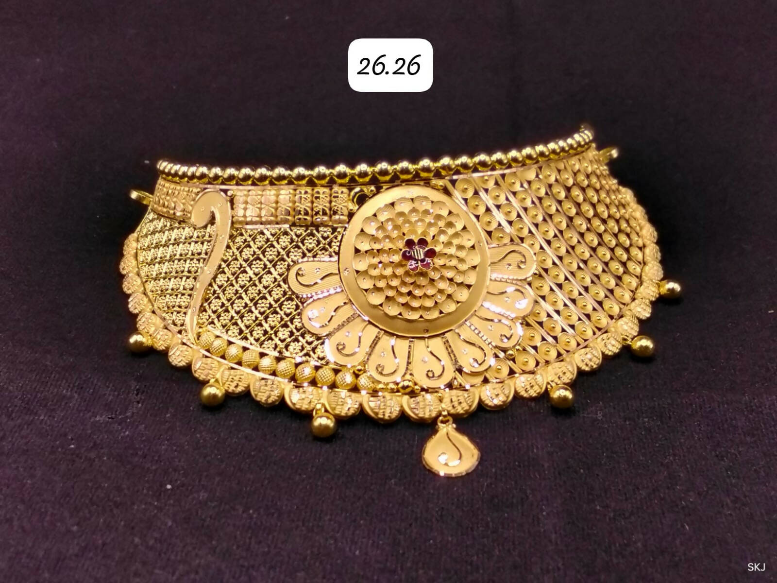 Gold Choker Sarafa Bazar India