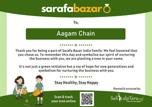 Aagam Chain's tree Sarafa Bazar India