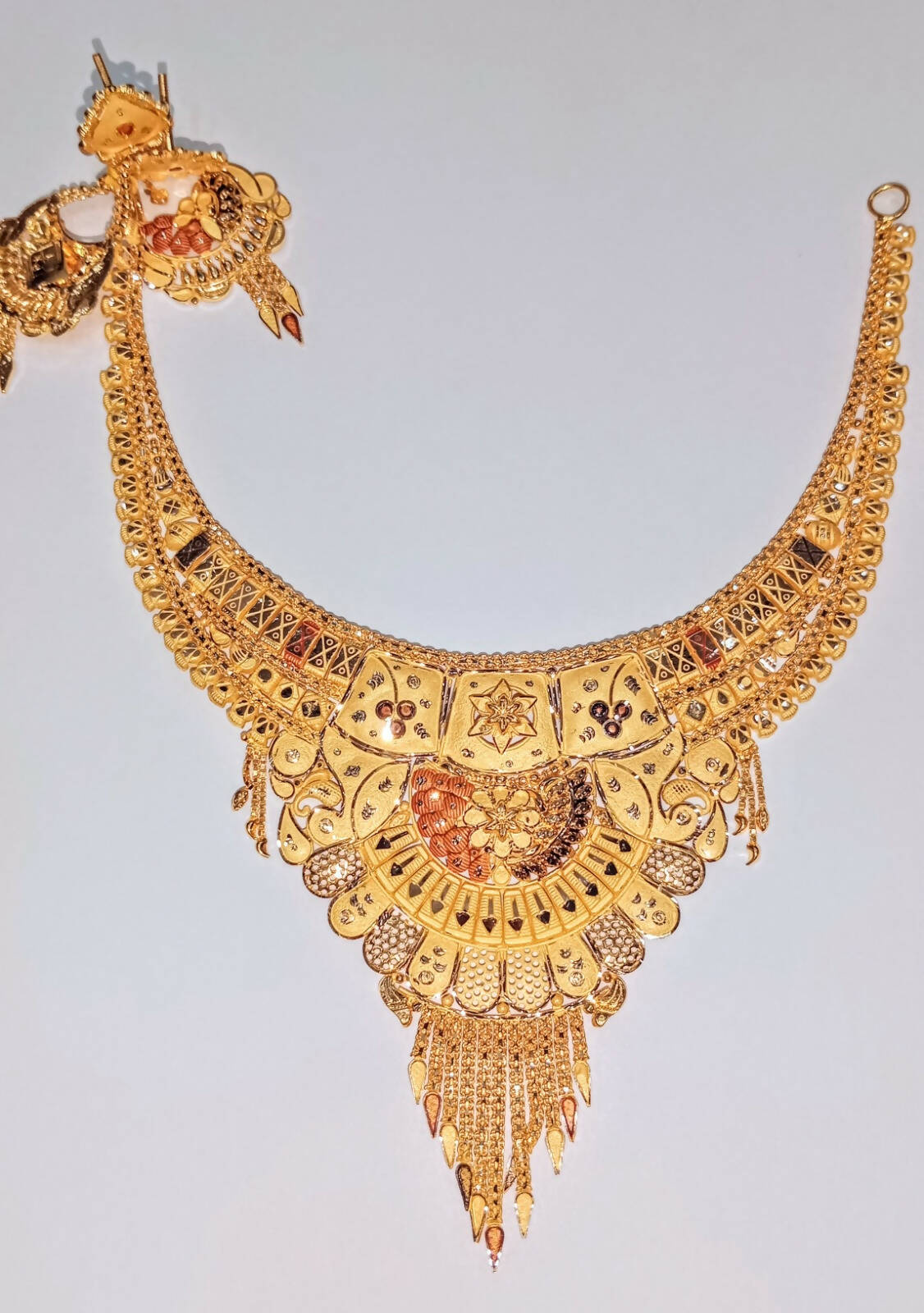 Gold Necklace Sarafa Bazar India