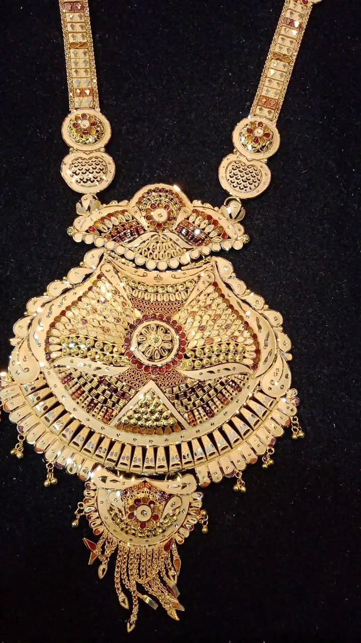 Gold Long Set Sarafa Bazar India