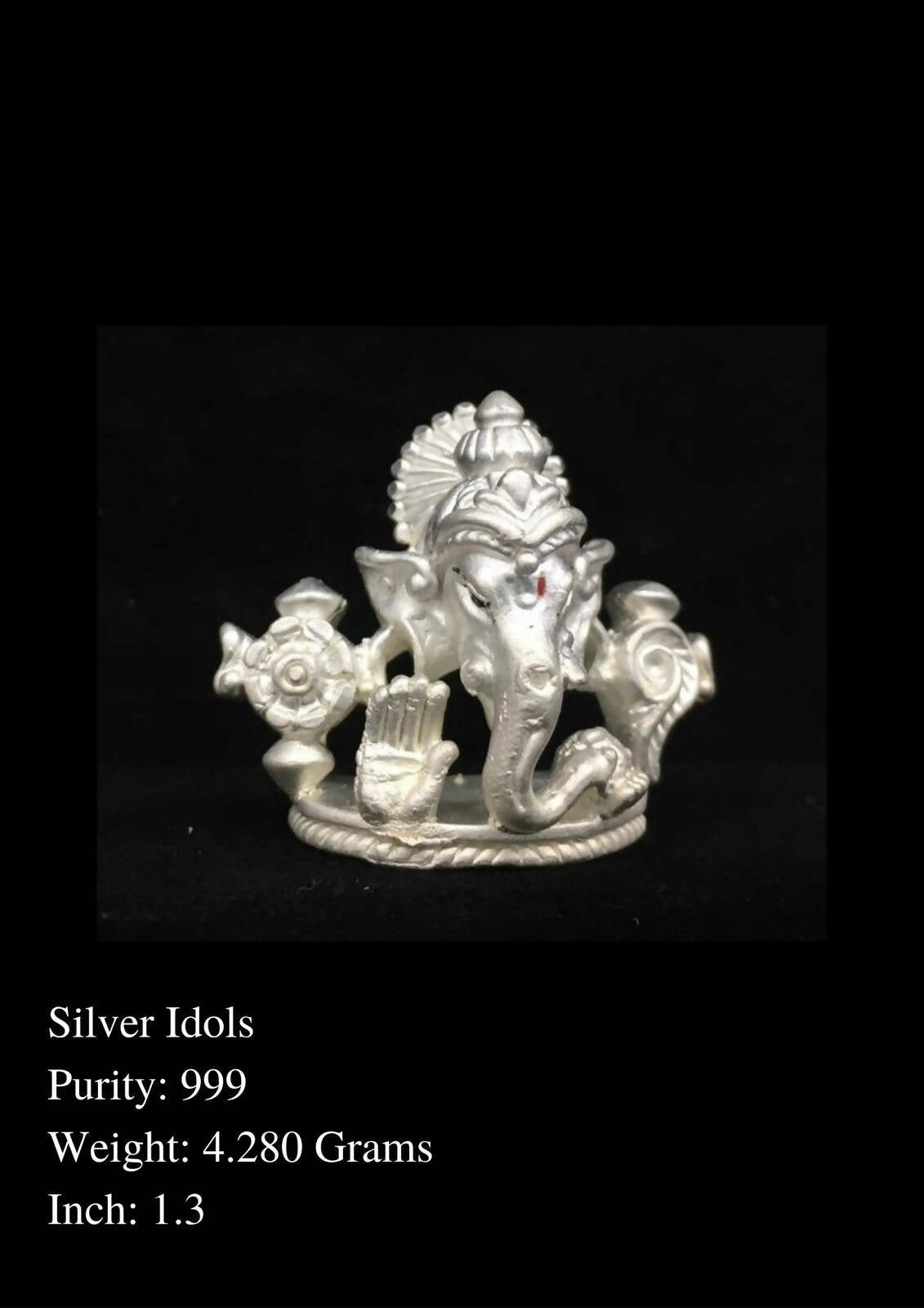 999 Silver Idols Sarafa Bazar India