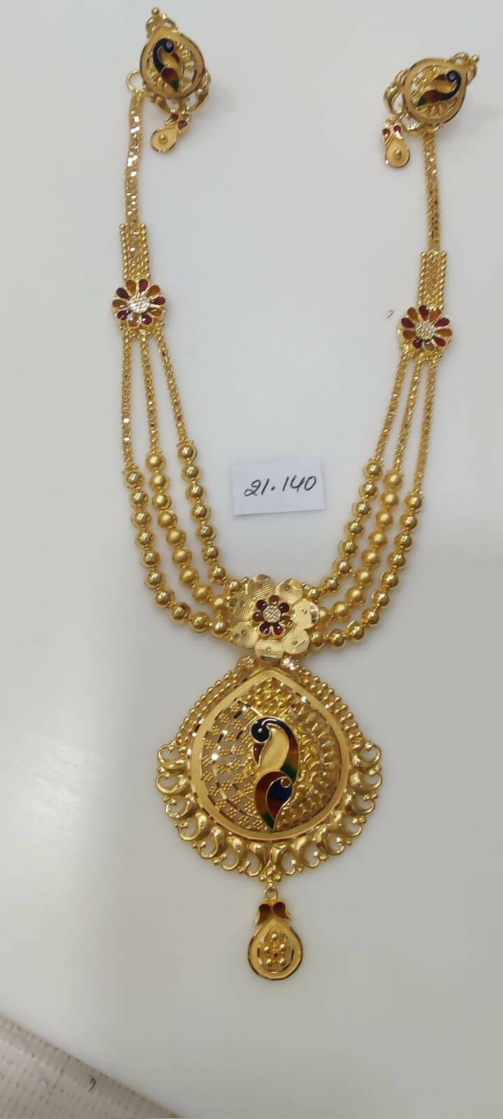 Gold Necklace Sarafa Bazar India