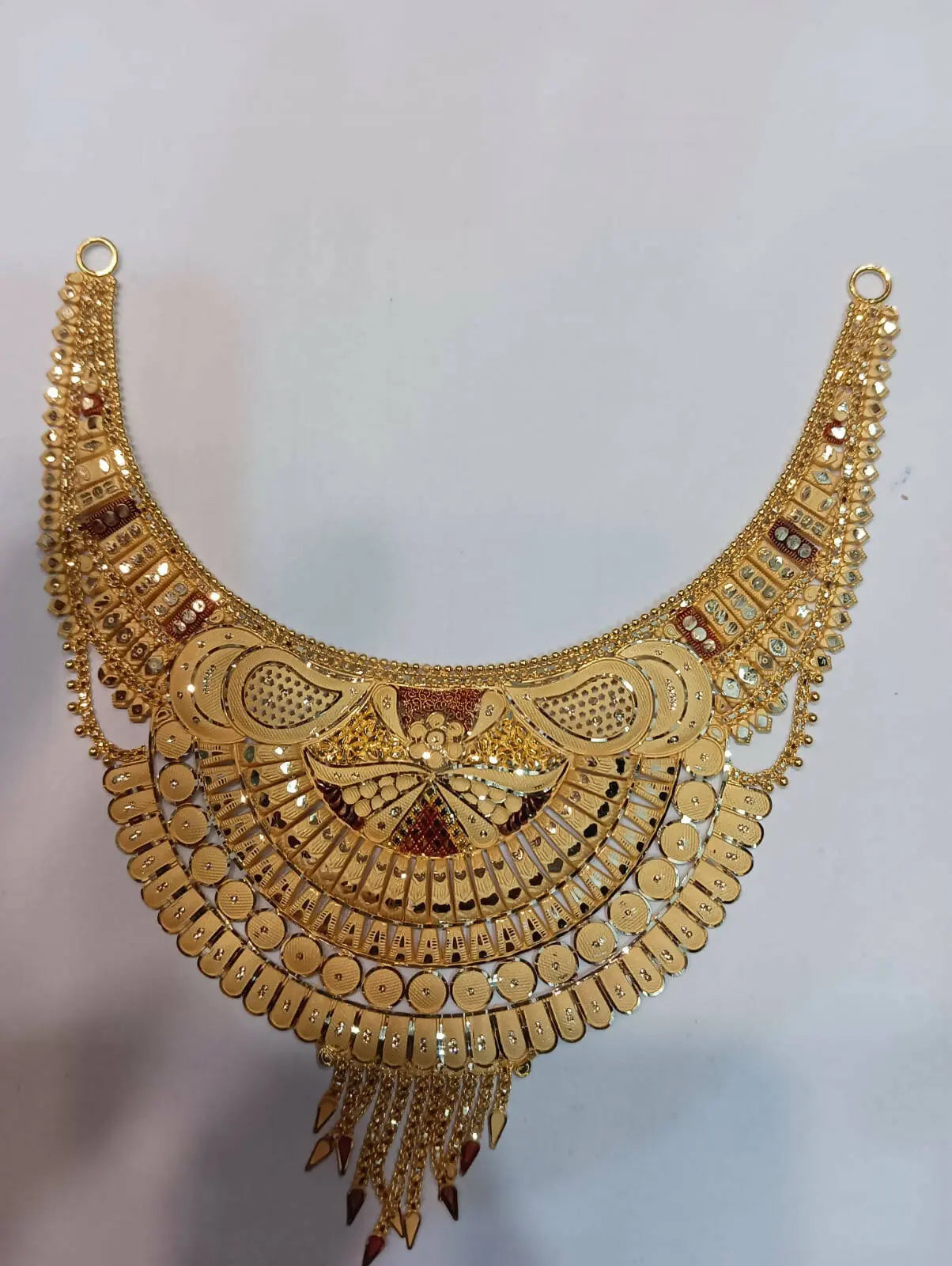 Gold Necklace Sarafa Bazar India