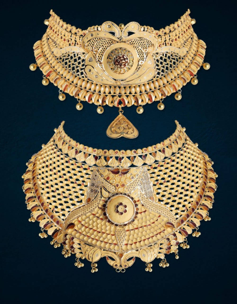 Gold Choker Sarafa Bazar India