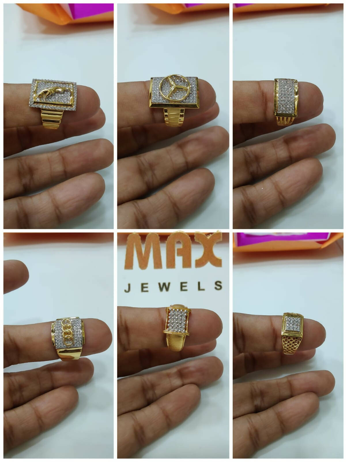 CZ Ladies Ring Sarafa Bazar India