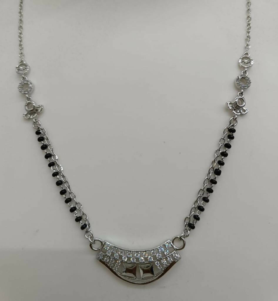 925 Silver Mangalsutra Sarafa Bazar India