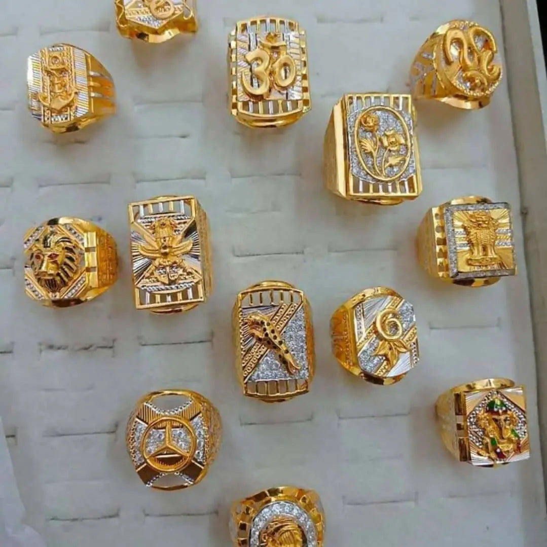 CZ Gents Ring Sarafa Bazar India