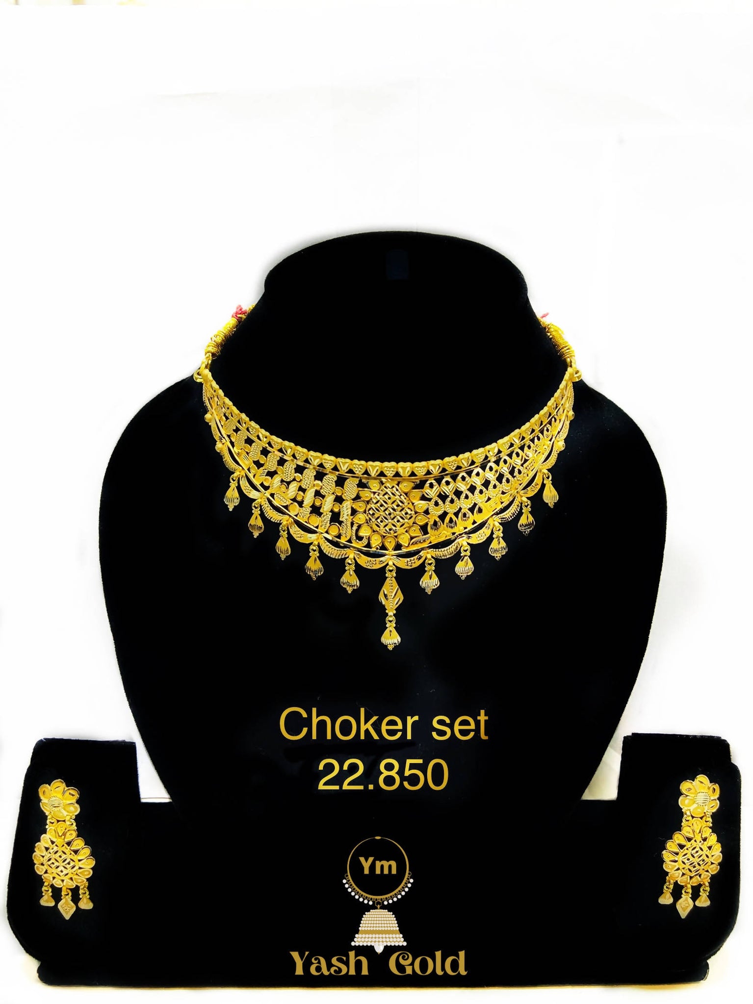 Gold Choker Sarafa Bazar India