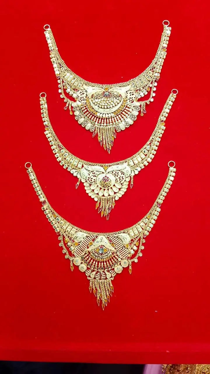 Gold Necklace Sarafa Bazar India