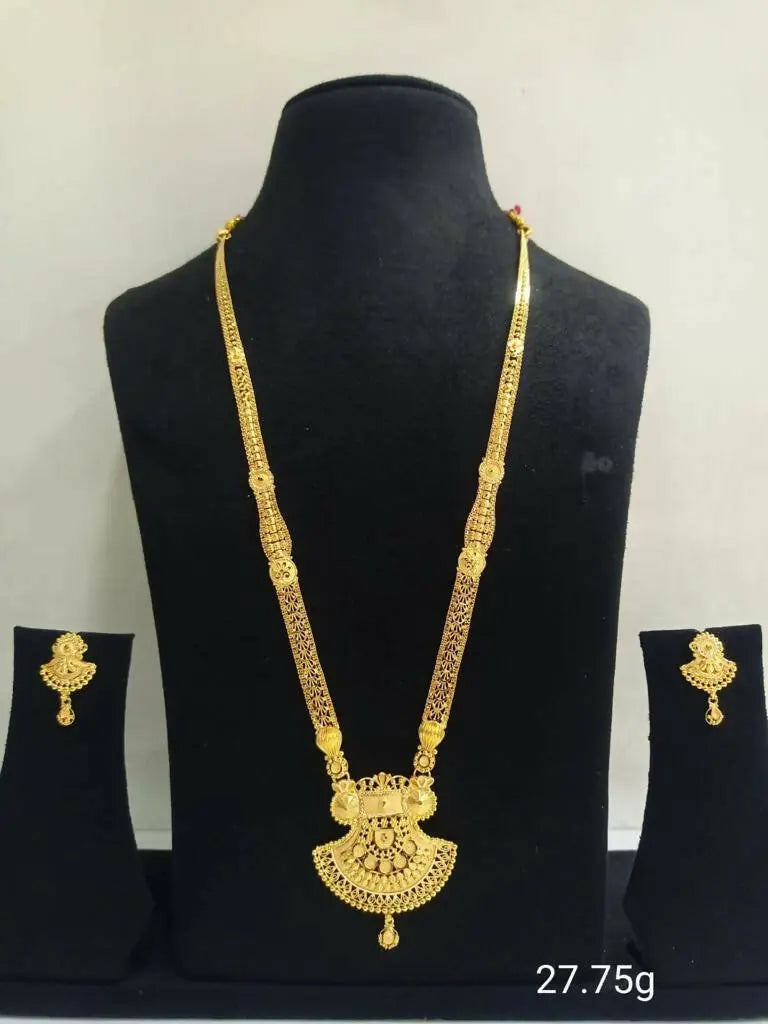 Gold Long Set Sarafa Bazar India