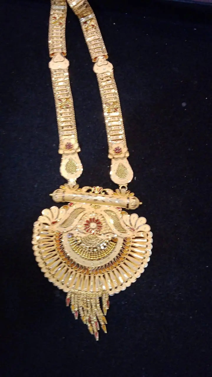 Gold Long Set Sarafa Bazar India