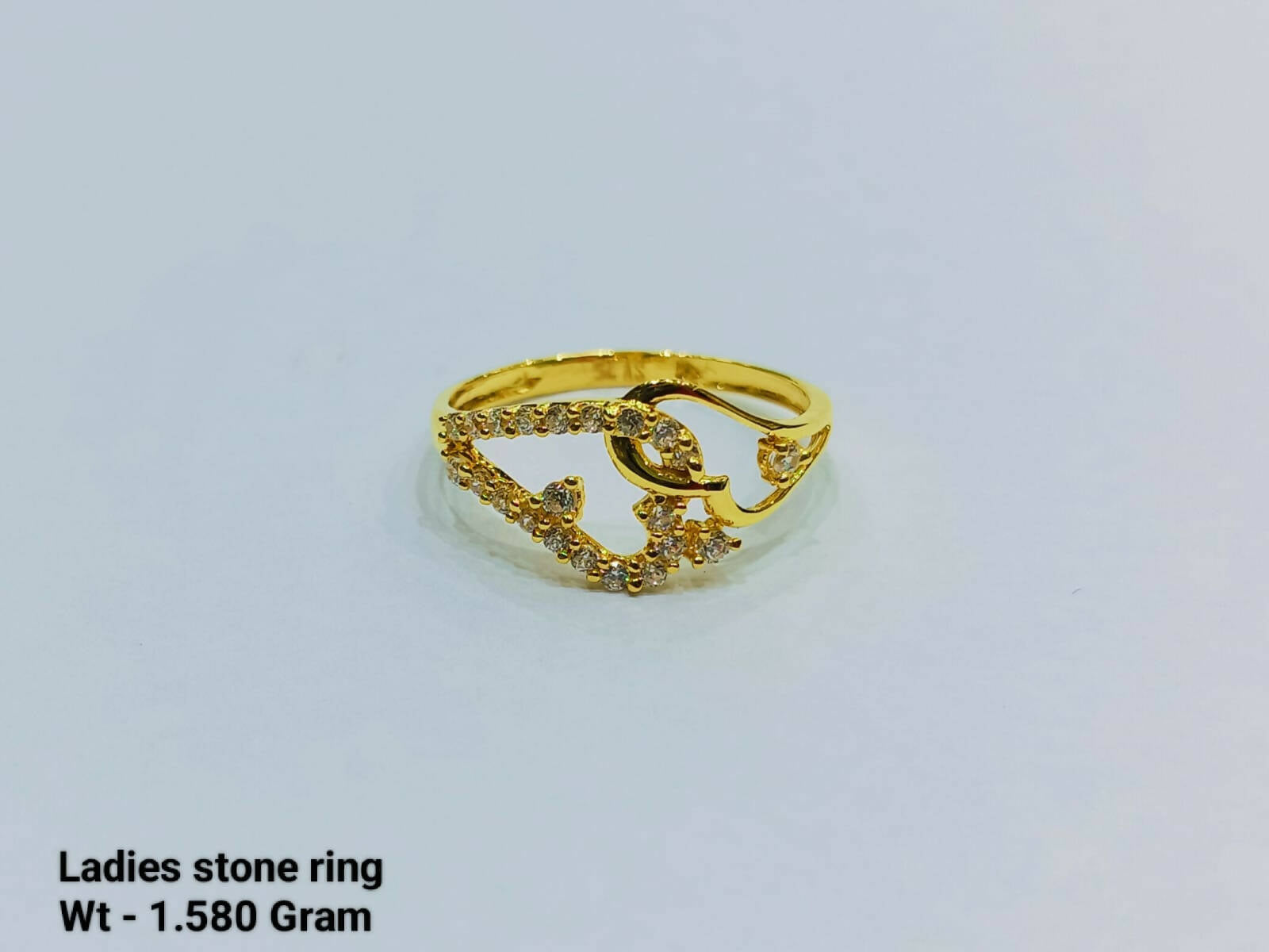 Ladies Stone Ring Sarafa Bazar India