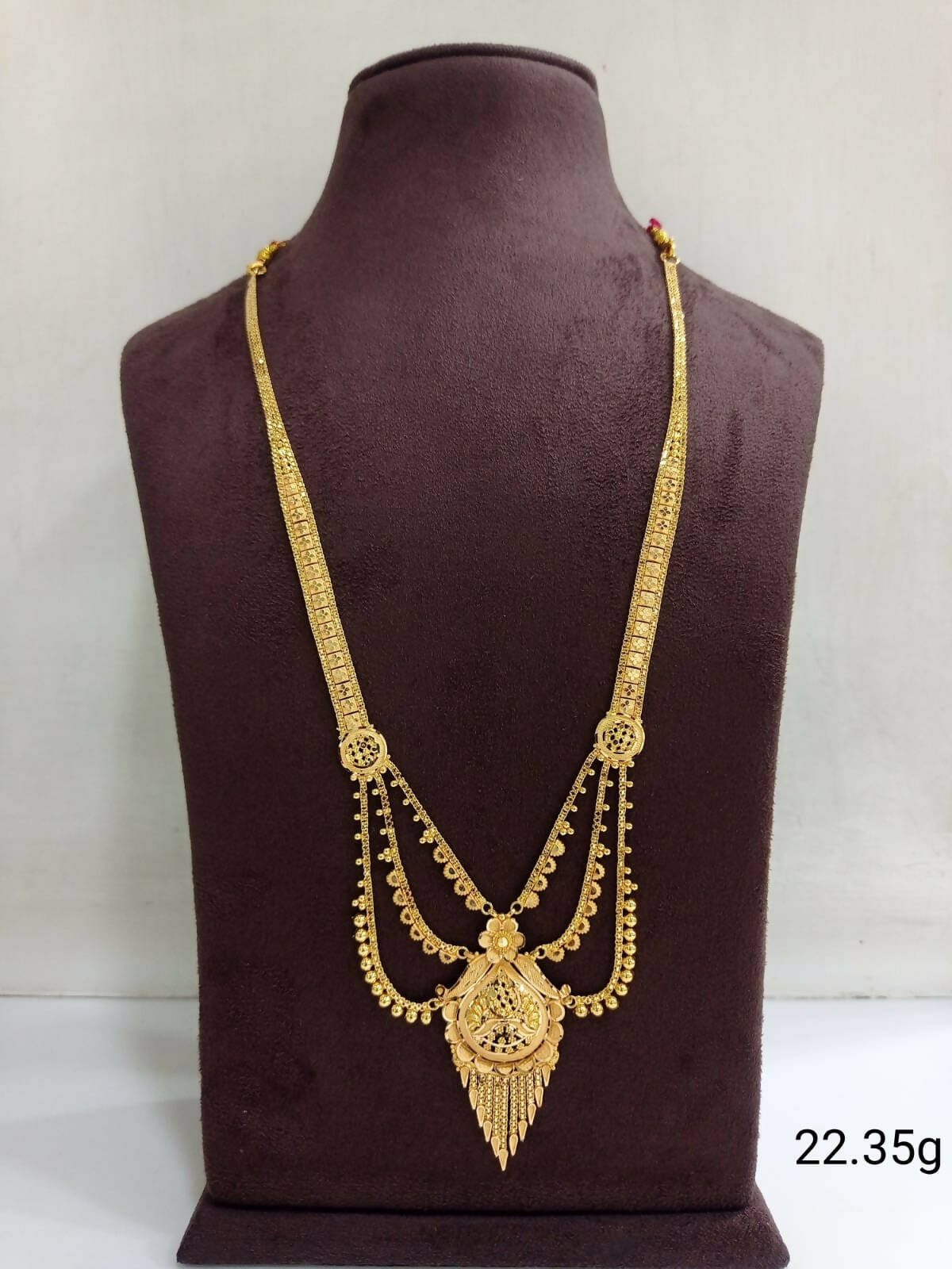 Gold Long Set Sarafa Bazar India