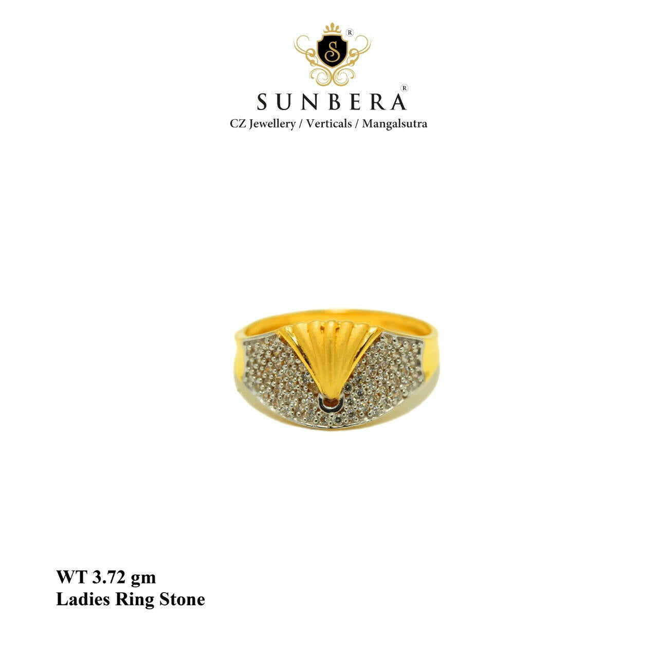 Ladies Stone Ring Sarafa Bazar India