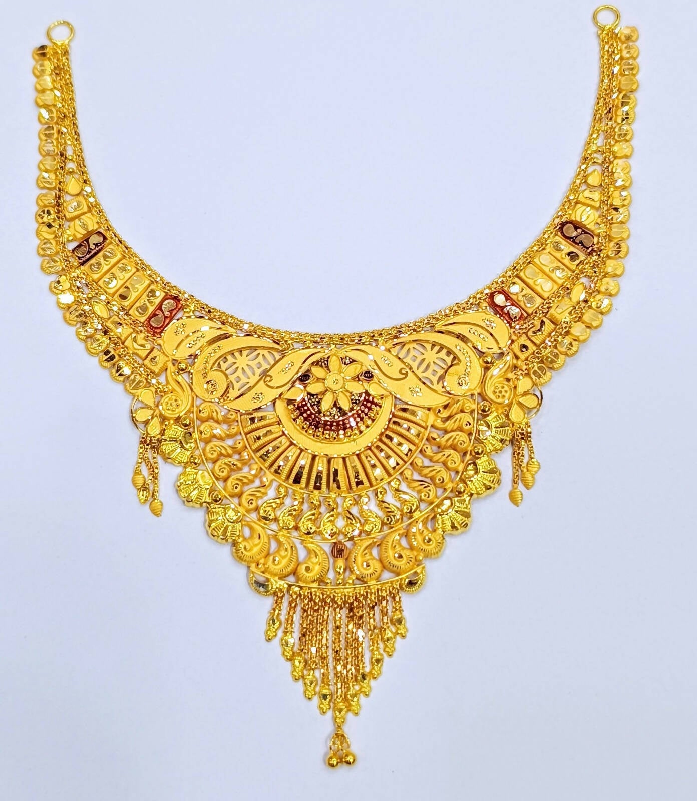 Gold Necklace Sarafa Bazar India