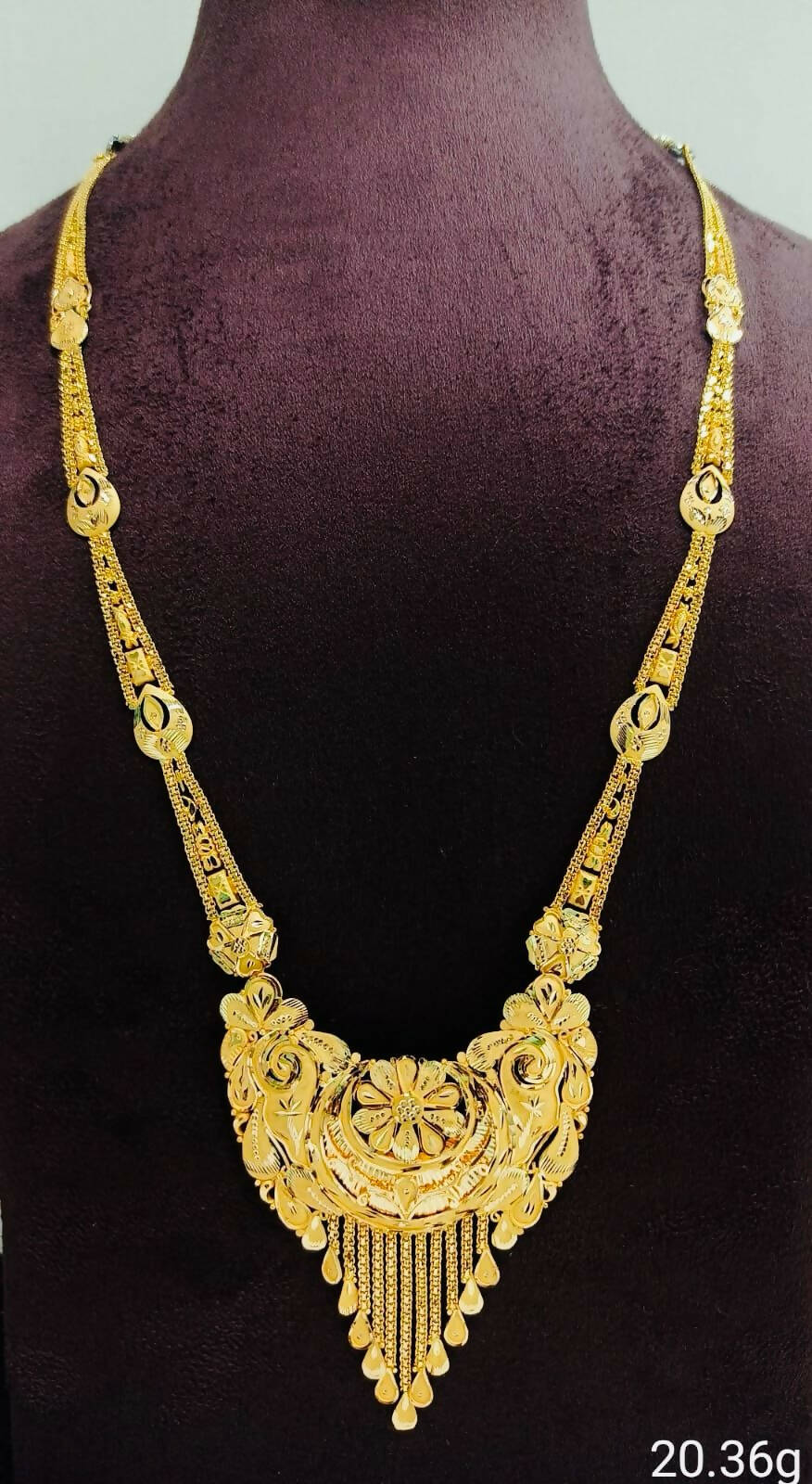 Gold Necklace Sarafa Bazar India