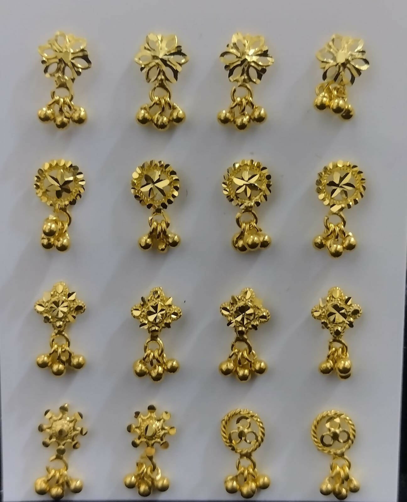 Gold Nosepins Sarafa Bazar India