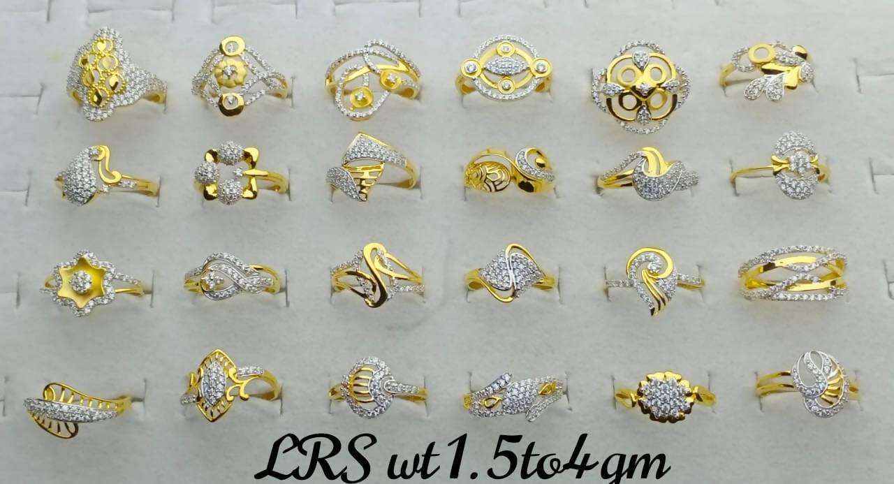 CZ Casting Ladies Rings Sarafa Bazar