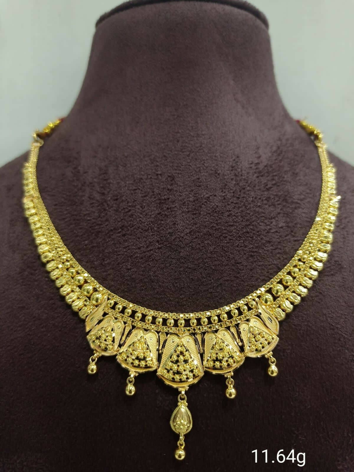 Gold Necklace Sarafa Bazar India
