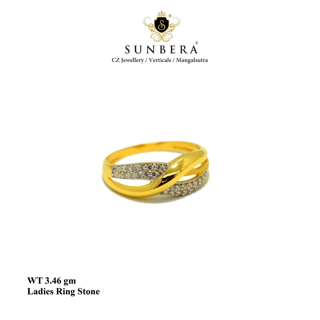 Ladies Stone Ring Sarafa Bazar India