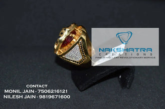 CZ Casting Gents Ring Sarafa Bazar India