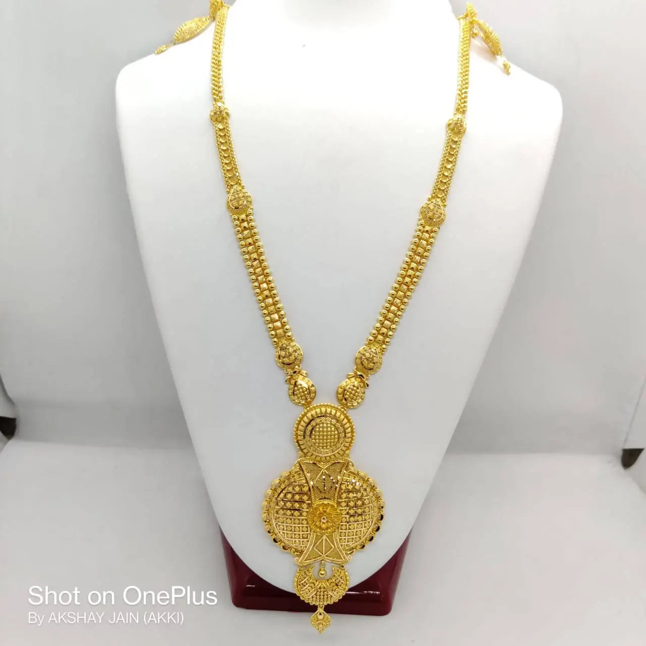 Gold Long Set Sarafa Bazar India