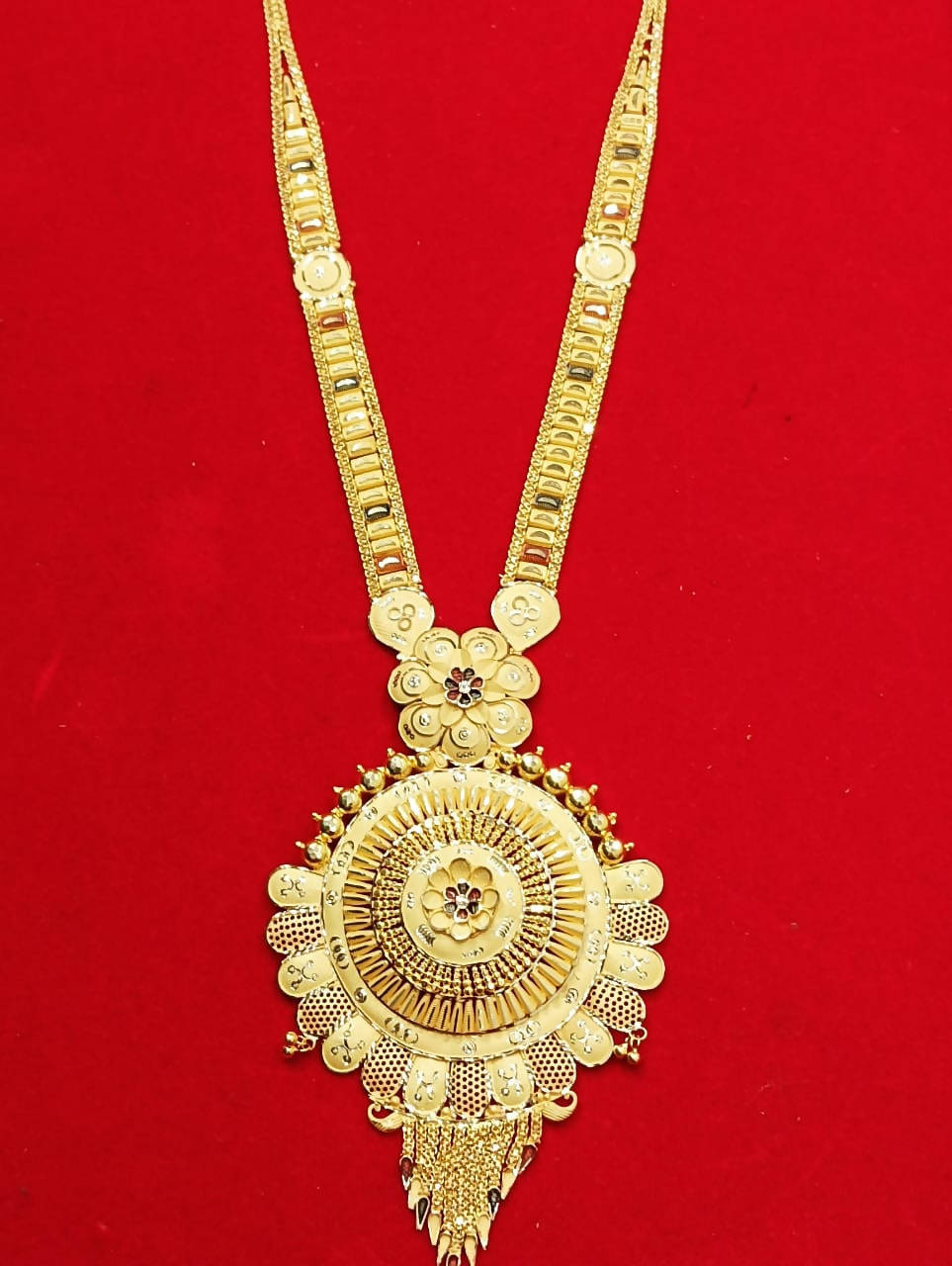 Gold Long Set Sarafa Bazar India