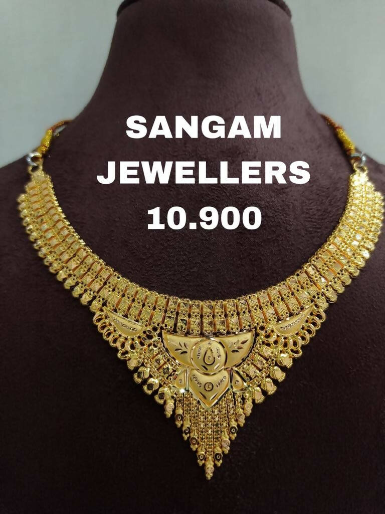 Gold Necklace Sarafa Bazar India