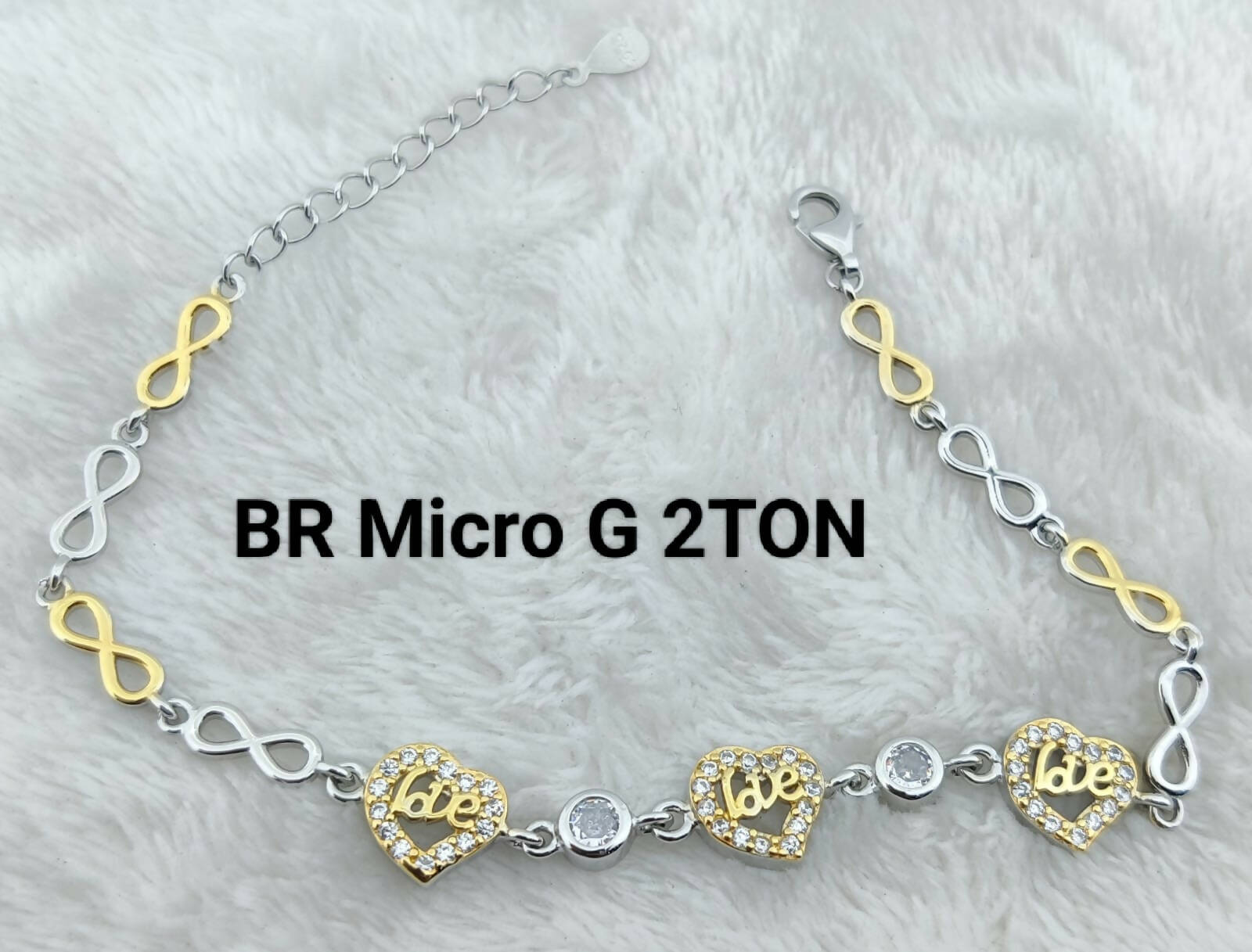 925 Silver Micro Bunch Bracelet Sarafa Bazar India