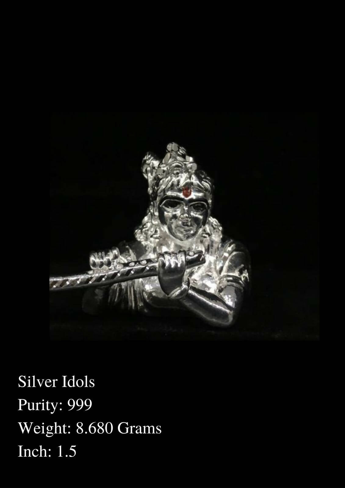 999 Silver Idols Sarafa Bazar India