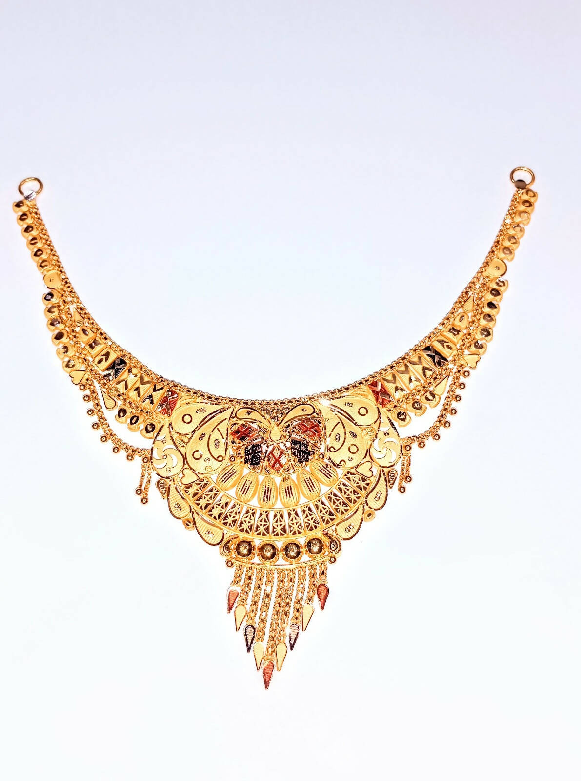 Gold Necklace Sarafa Bazar India