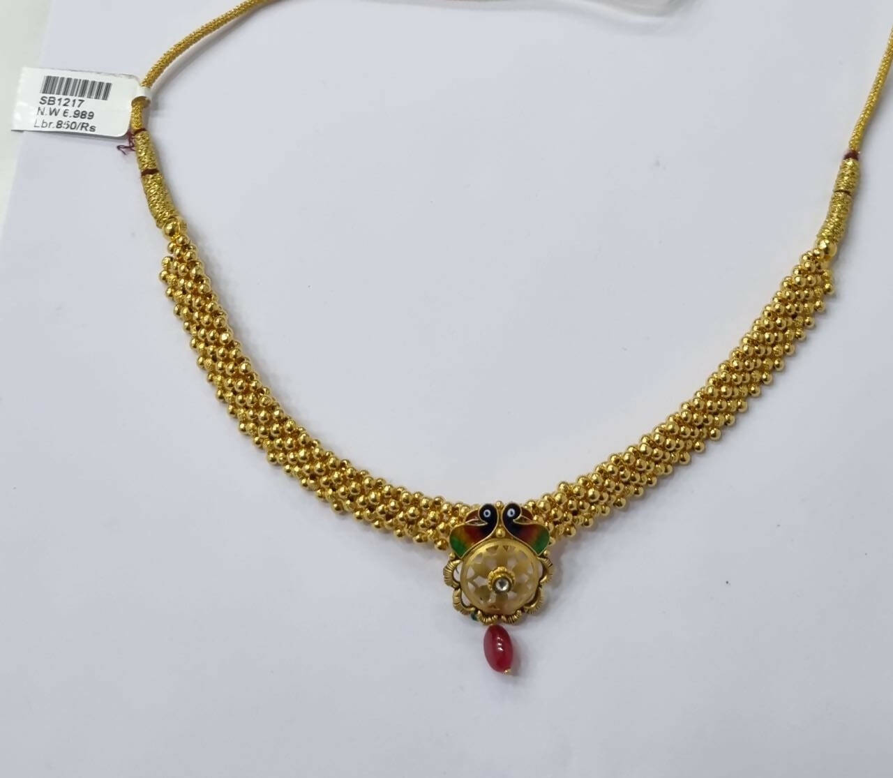 Light Weight Ghalsari Necklace Sarafa Bazar India