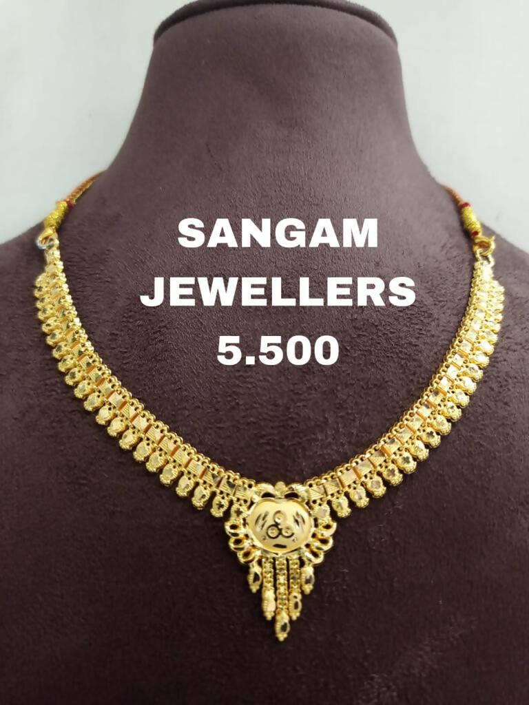 Gold Necklace Sarafa Bazar India