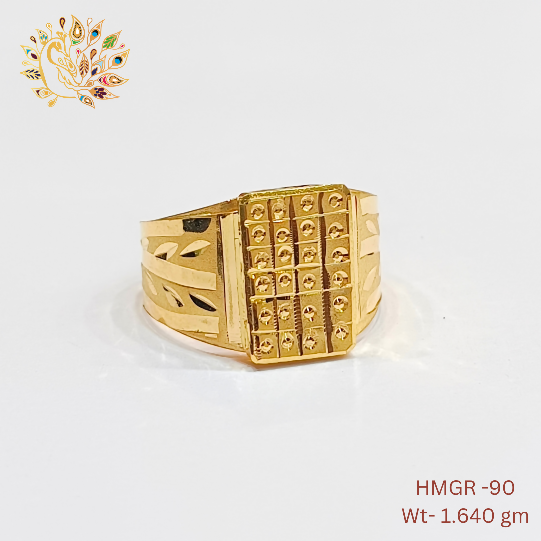 HMGR-90 - Handmade Gents Ring Sarafa Bazar India