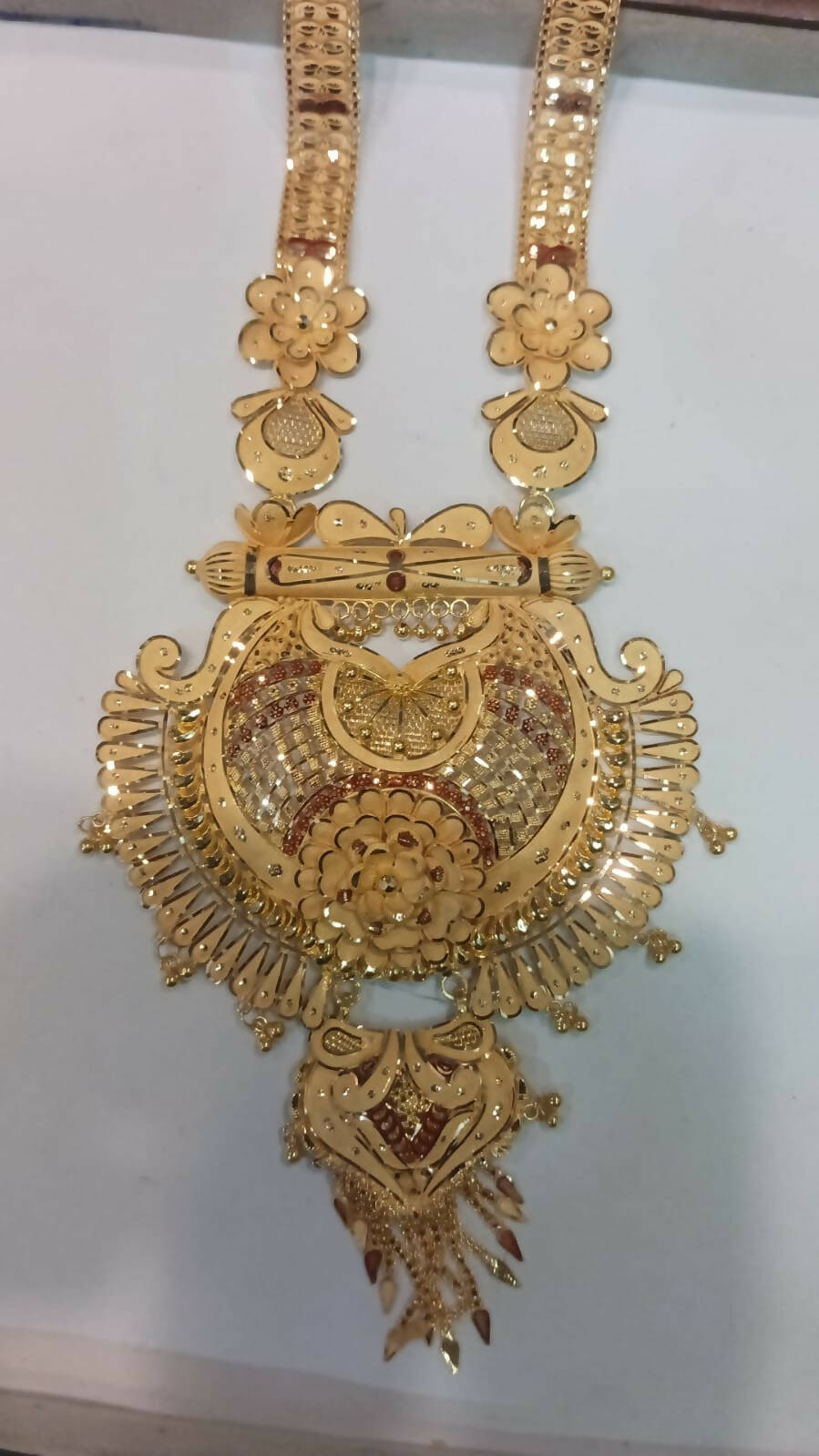 Gold Long Set Sarafa Bazar India