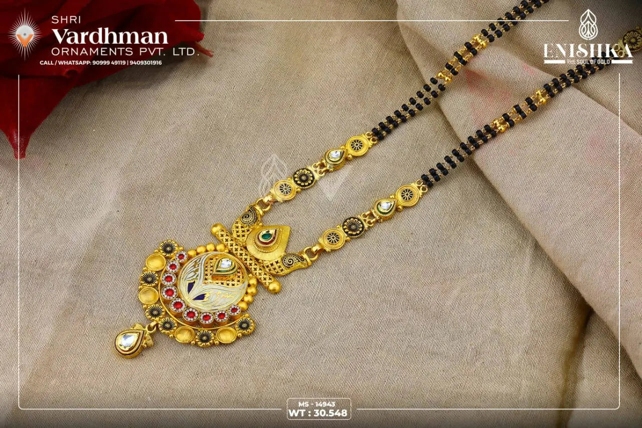 22kt Mangalsutra Sarafa Bazar India